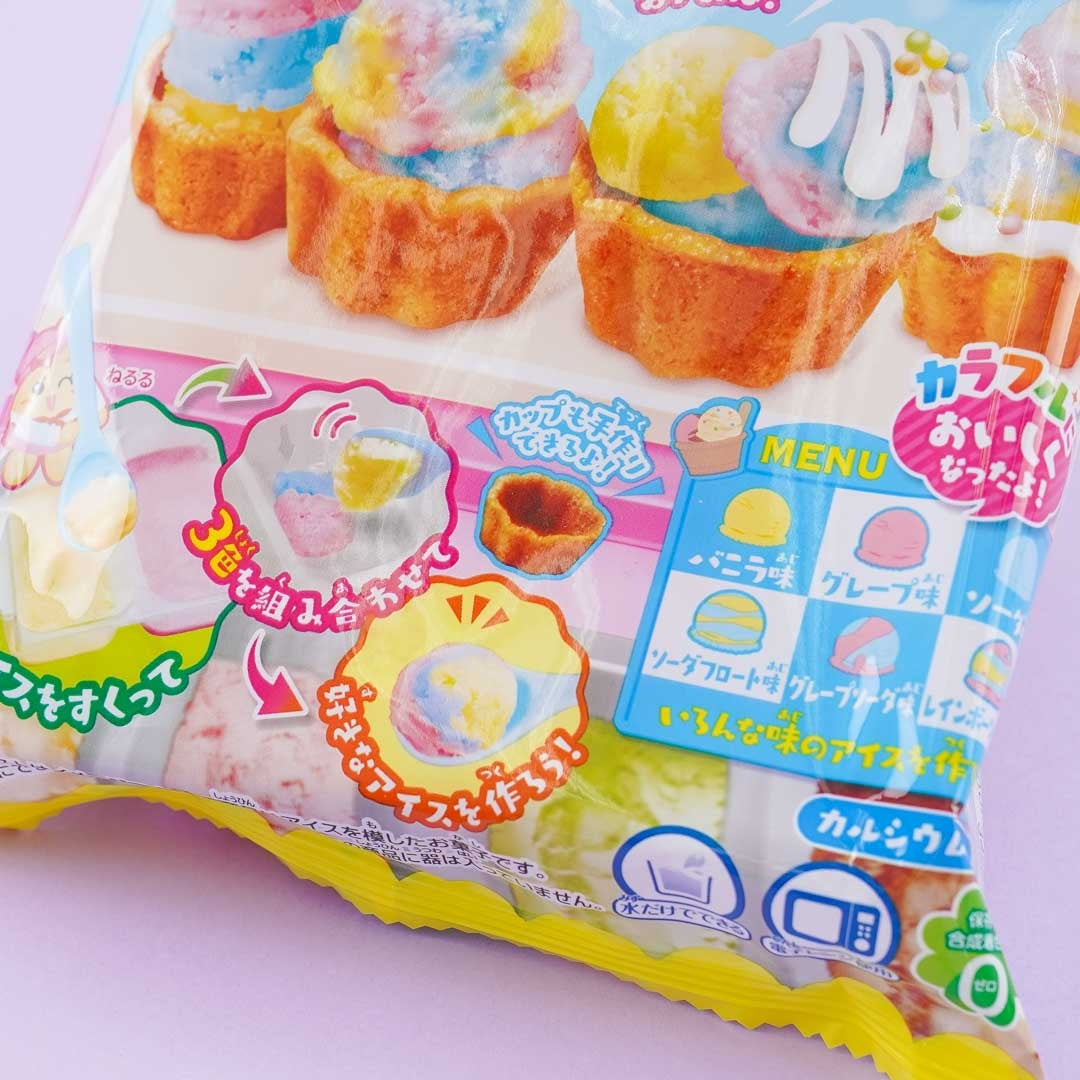 Popin' Cookin' Colorful Ice Cream Shop DIY Candy Kit