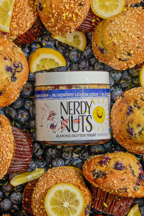 Blueberry Lemon Crisp Almond Butter Treat