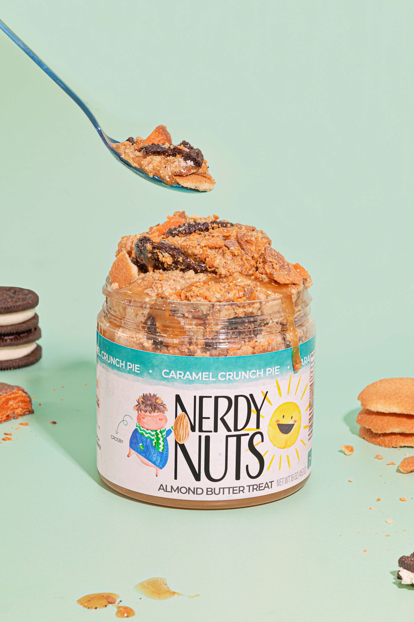 Caramel Crunch Pie Almond Butter Treat