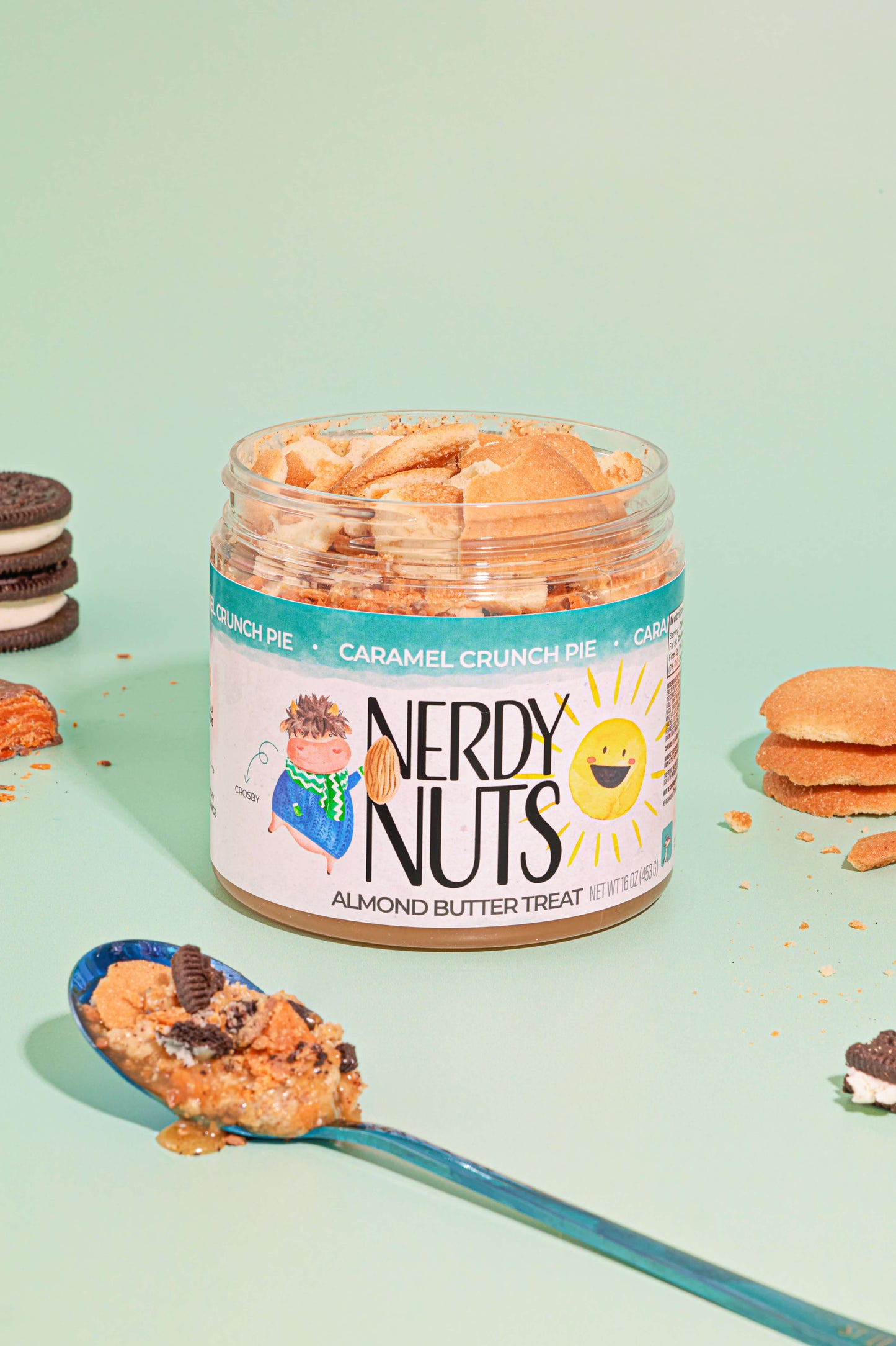 Caramel Crunch Pie Almond Butter Treat