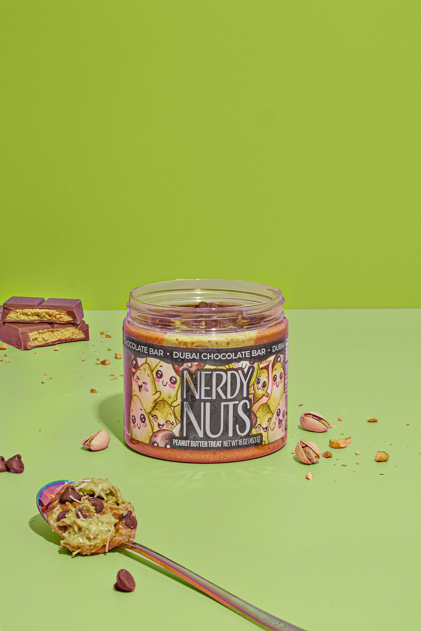 Dubai Chocolate Bar Peanut Butter Treat