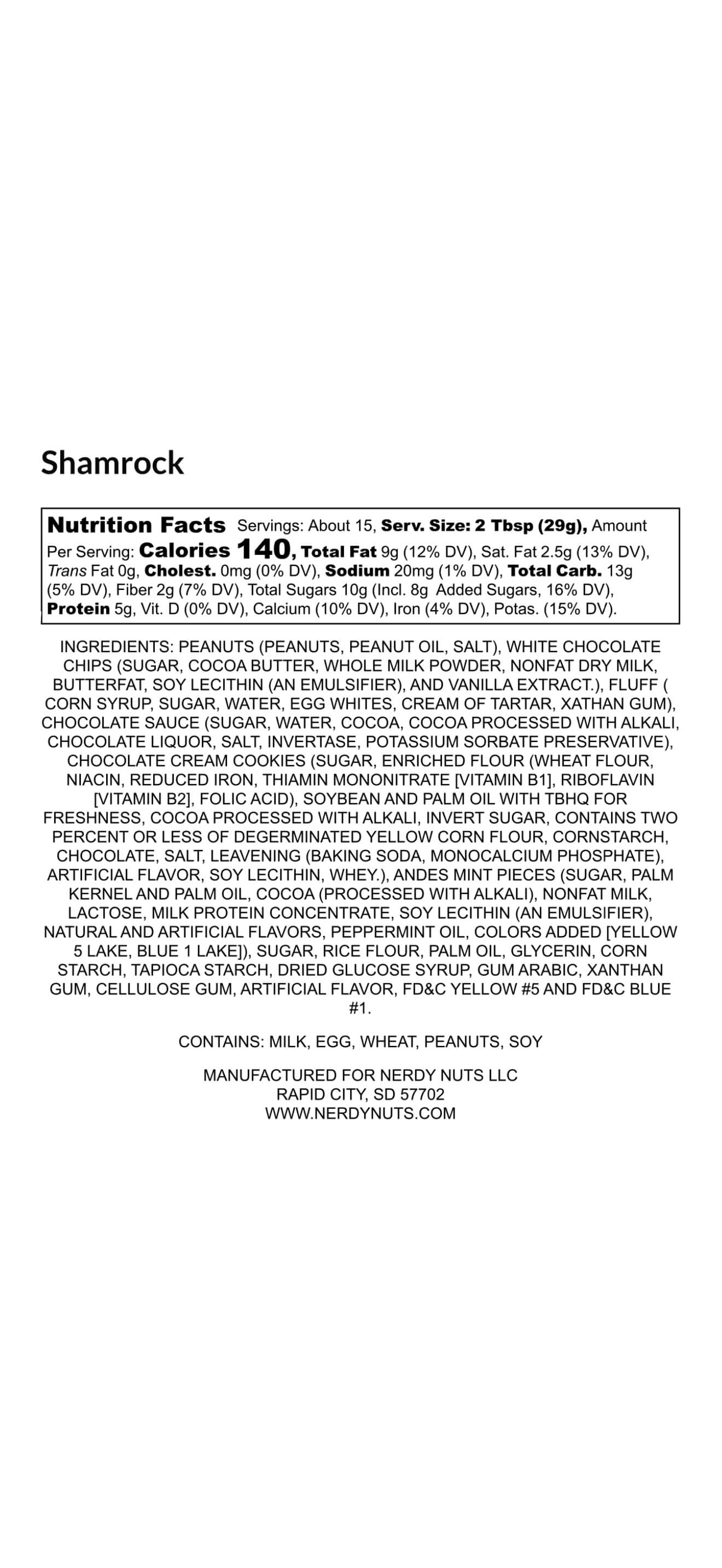 Shamrock Peanut Butter Treat