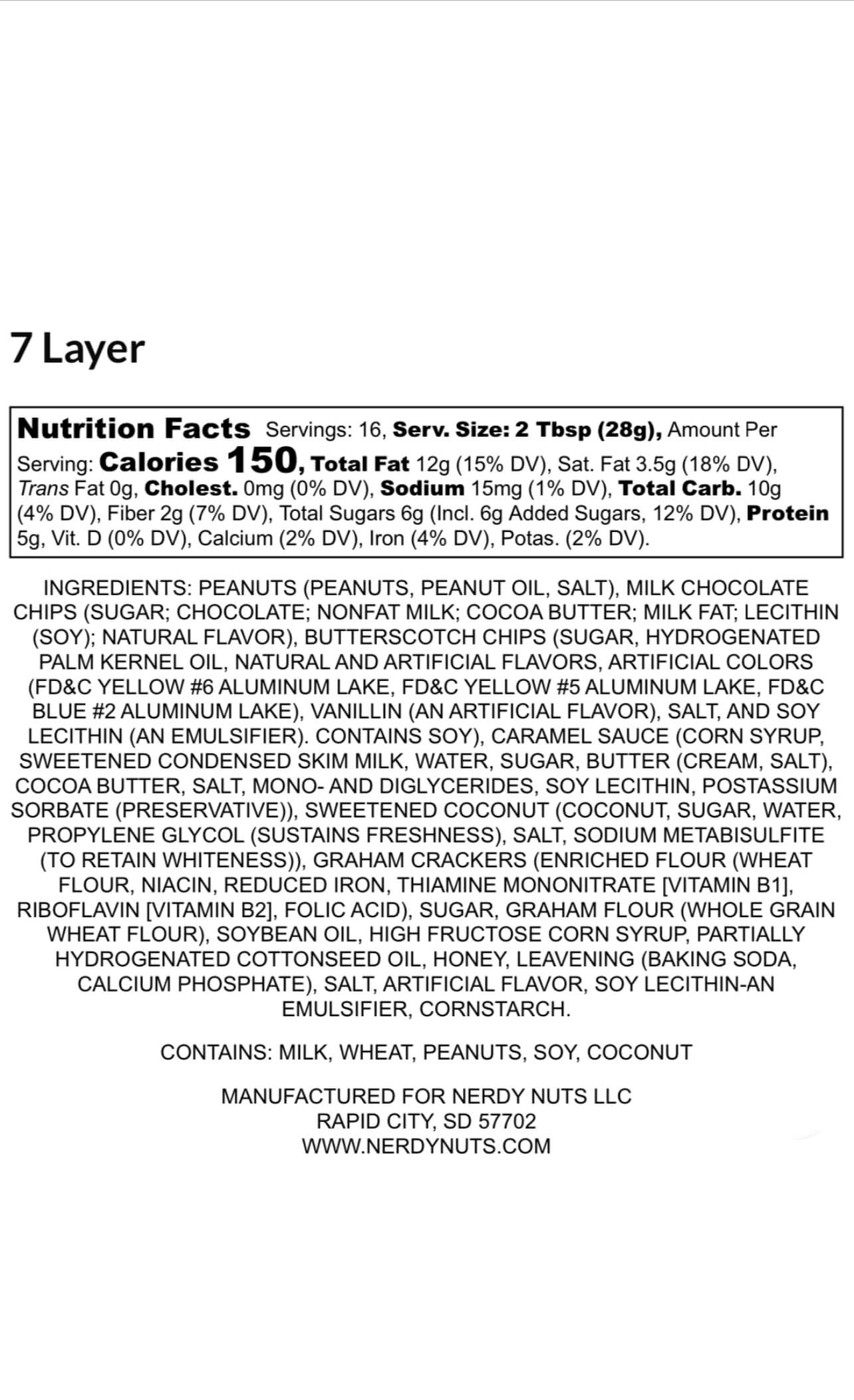 7 Layer Peanut Butter Treat