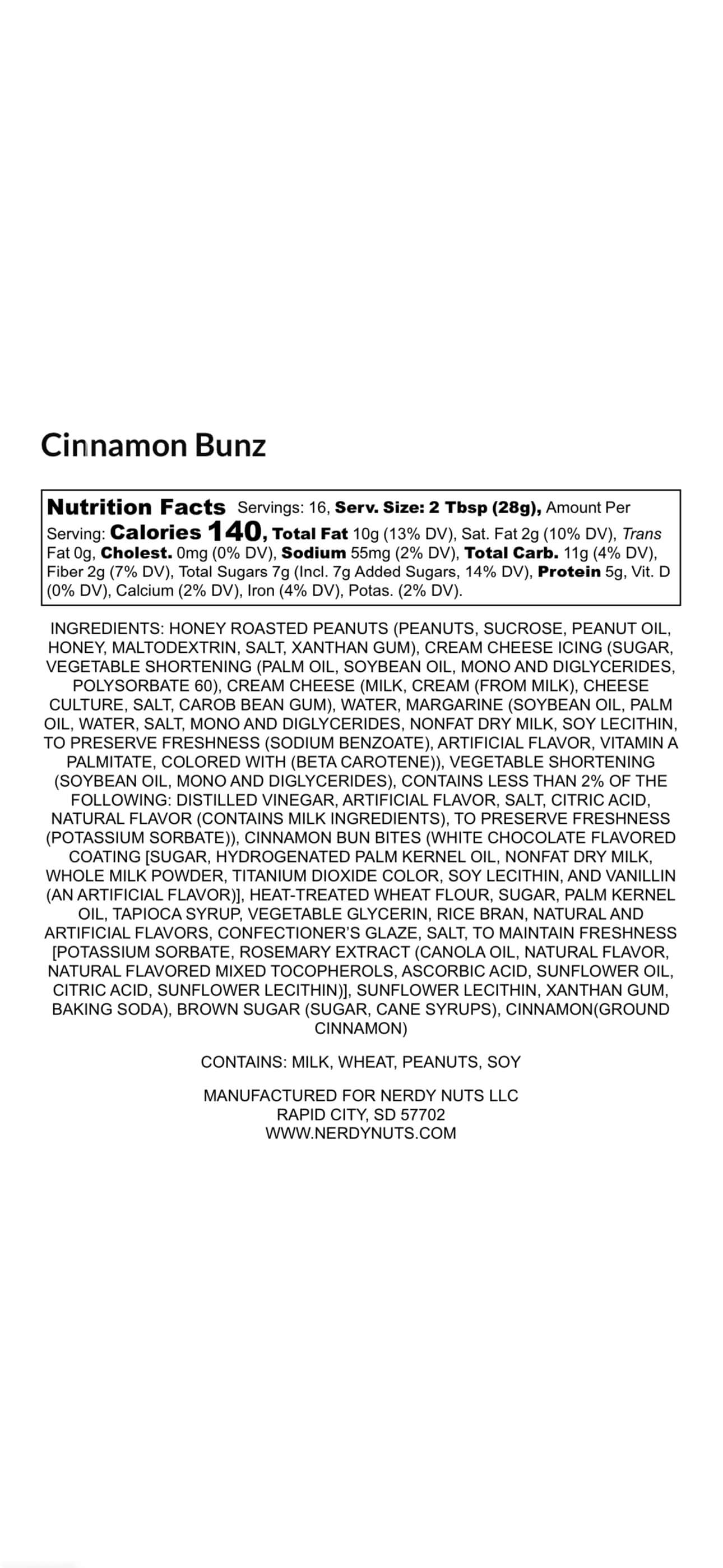 Cinnamon Bunz Peanut Butter Treat