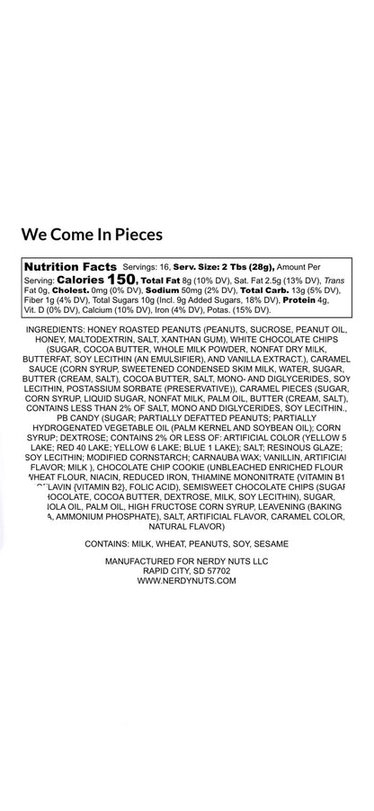 We Come In Pieces Peanut Butter Treat