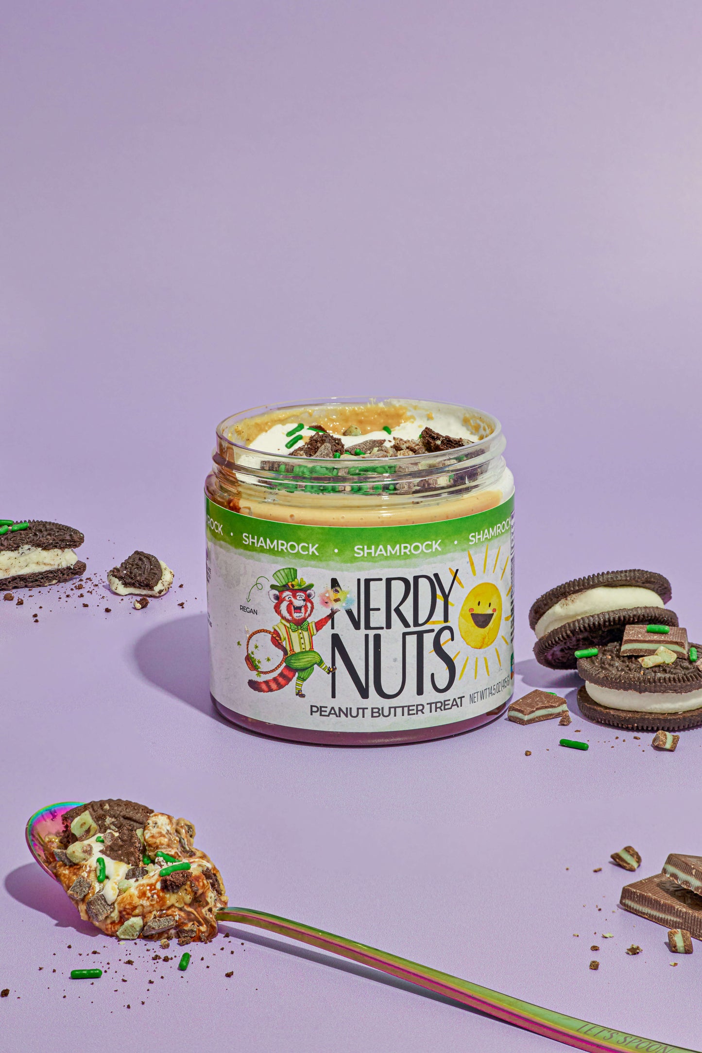 Shamrock Peanut Butter Treat